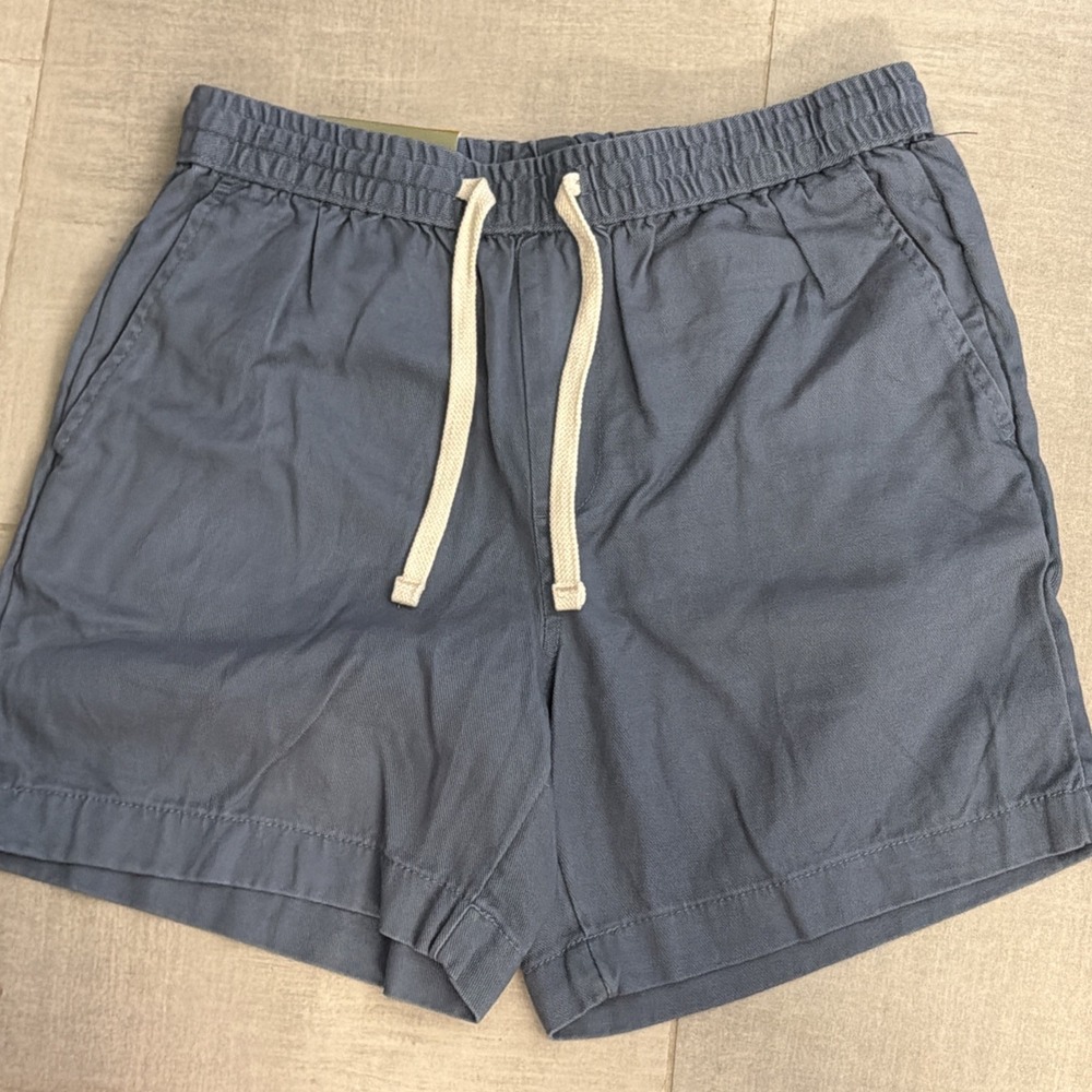 Goodfellow & Co The Vintage Collection Pull On Shorts Blue 7" Men's Size Small